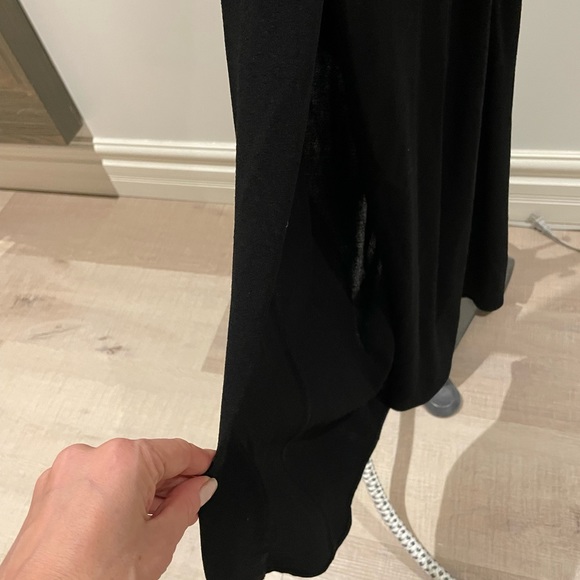 NWT Zara M DRESS BLACK draped knotted COLLECTION 08 W/F 2020 - Picture 9 of 9